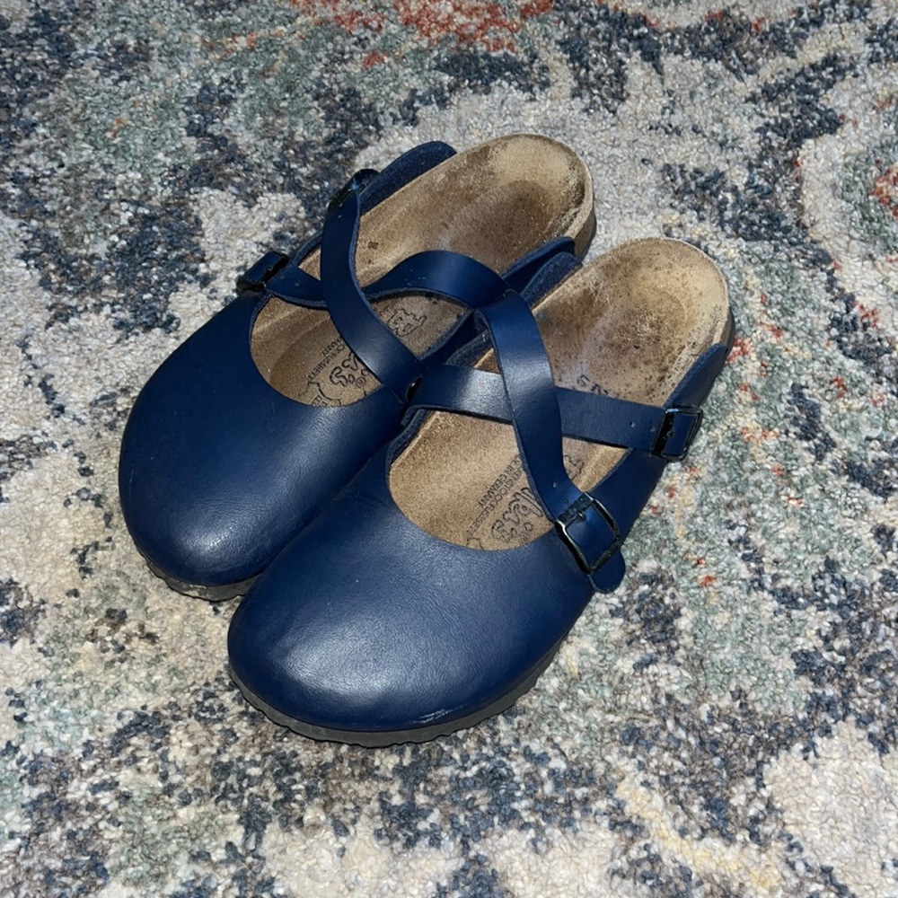 Criss Cross Birkenstock “Birkis” Boston Clogs